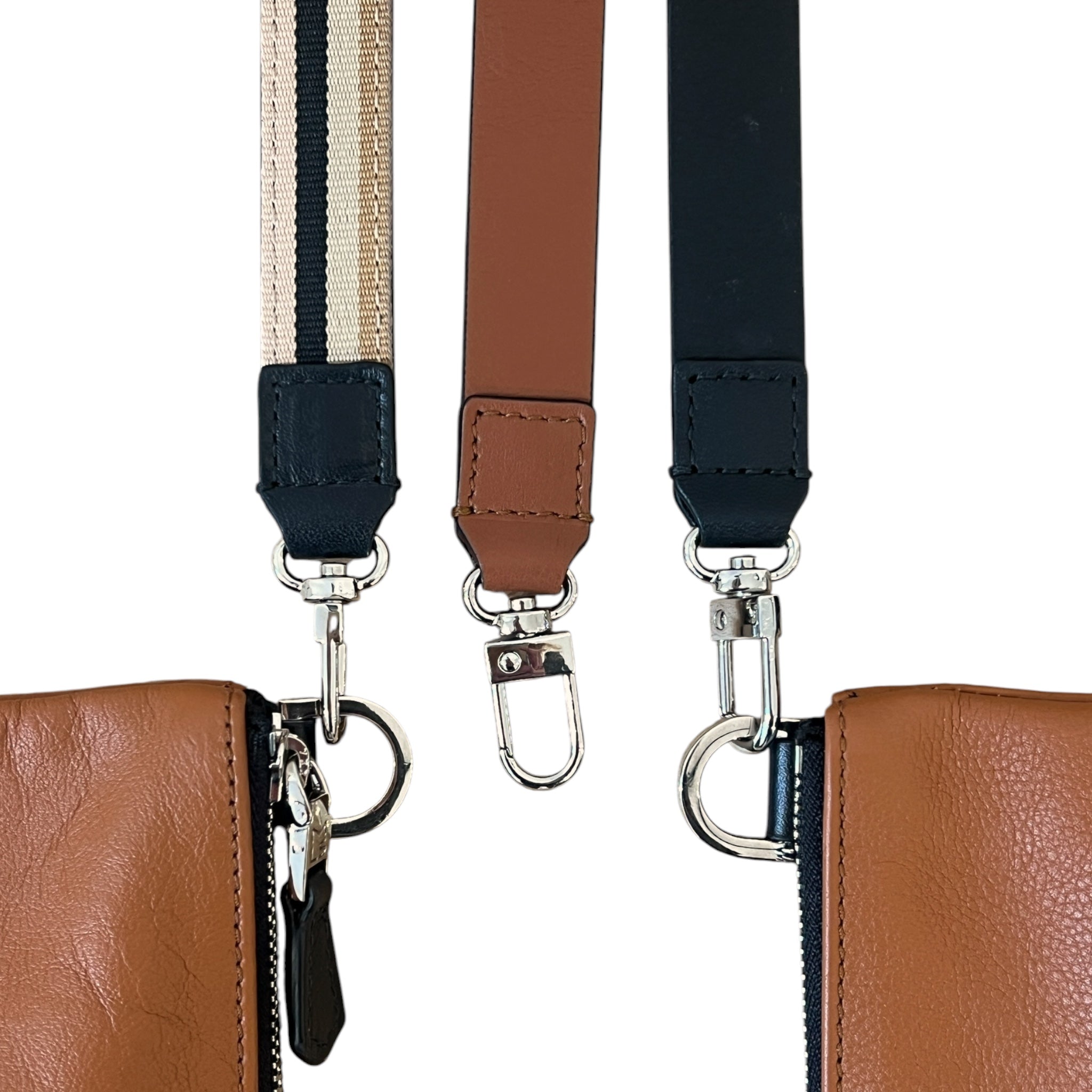 Duo pochettes medium - Cognac