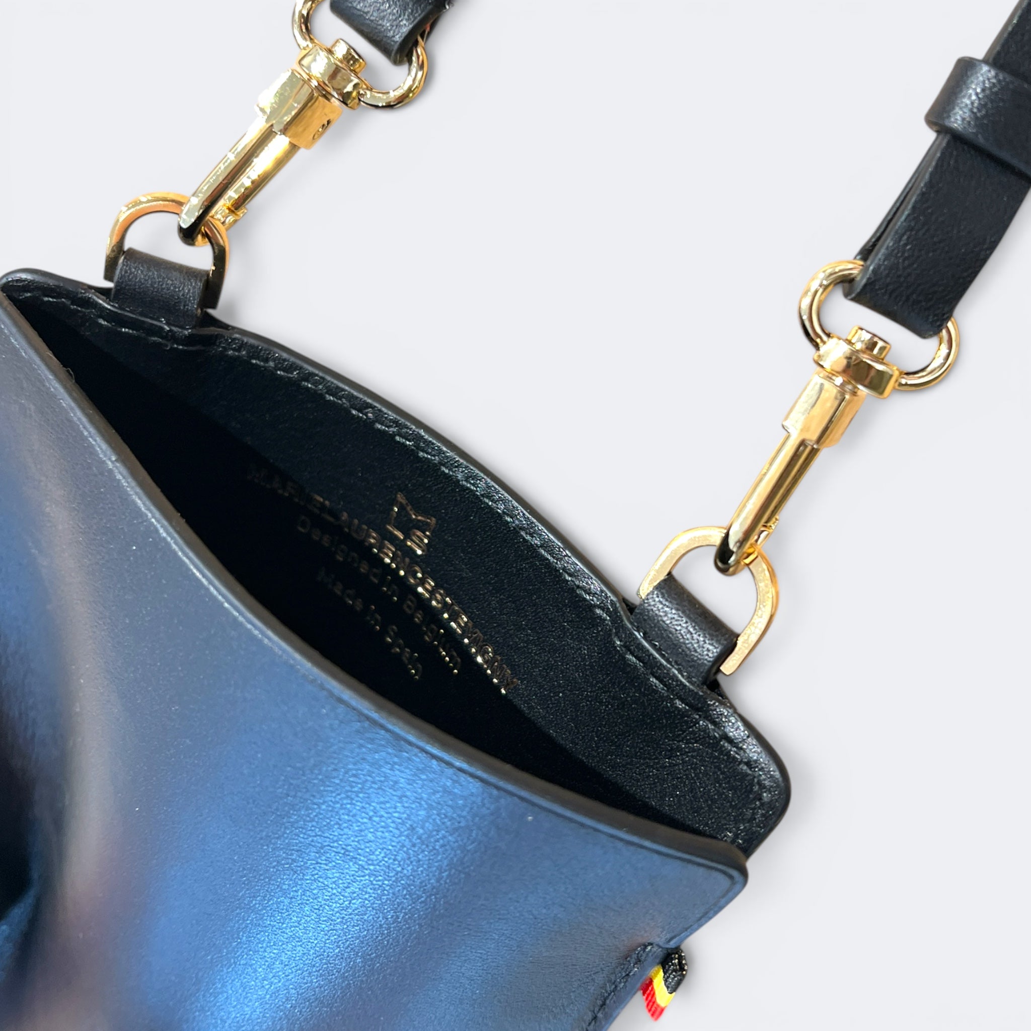 Sac téléphone - Noir - Edition belge