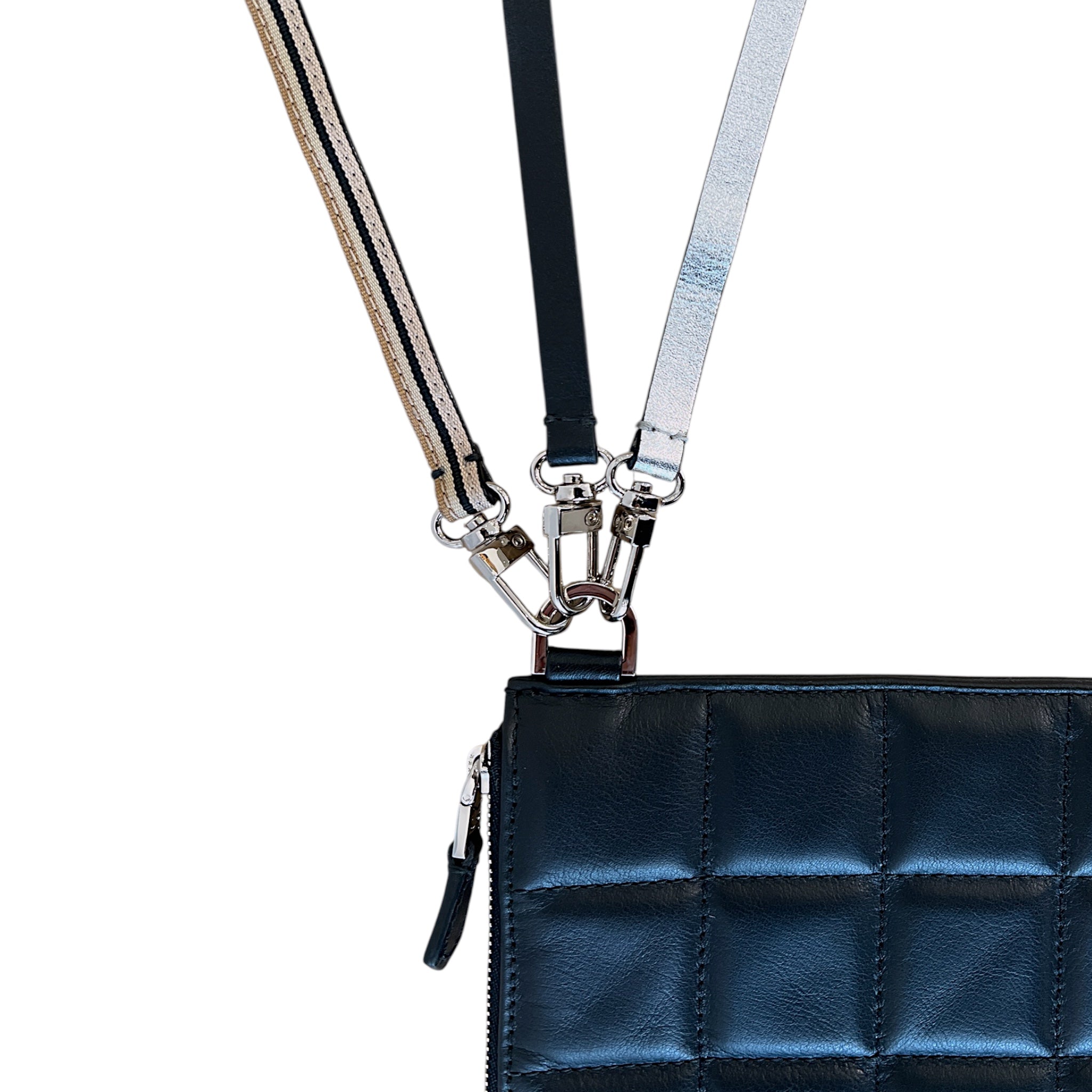 Pocket shoulder strap - Zip XL - Quilted black