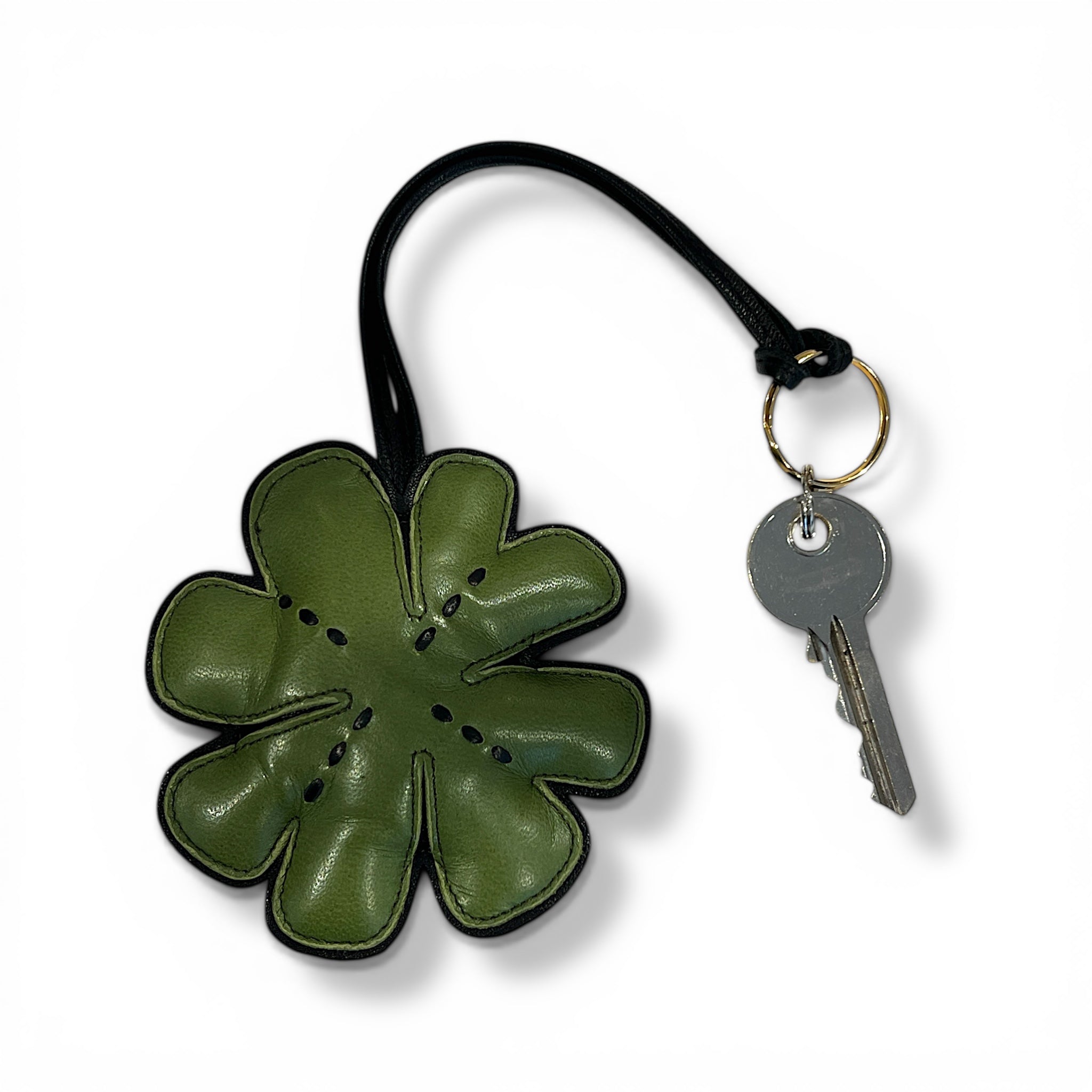 Bijou de pochette - Trèfle - Vert prairie