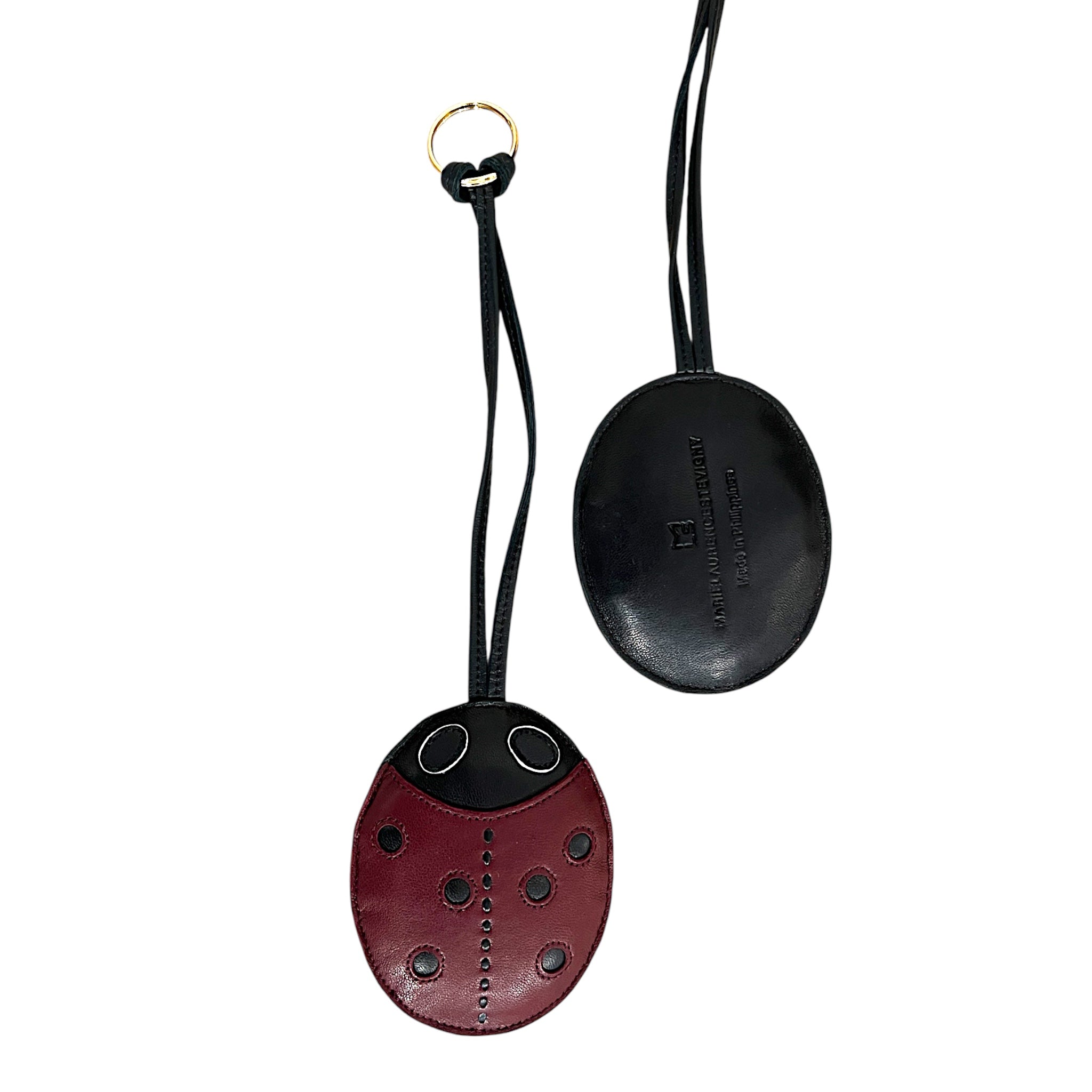 Bijou de pochette - Coccinelle-  Bordeaux