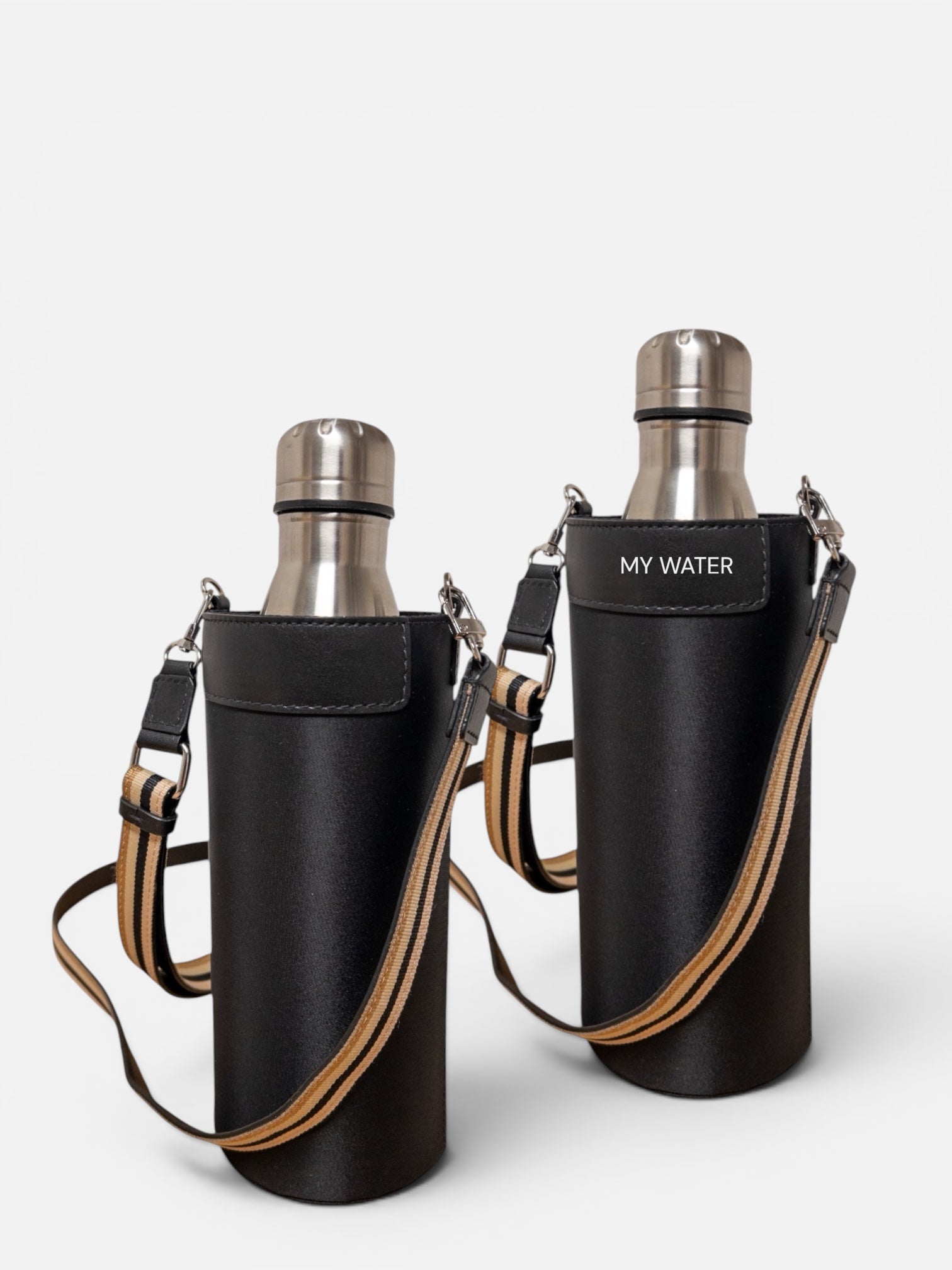 Porte gourde personnalisable - Noir