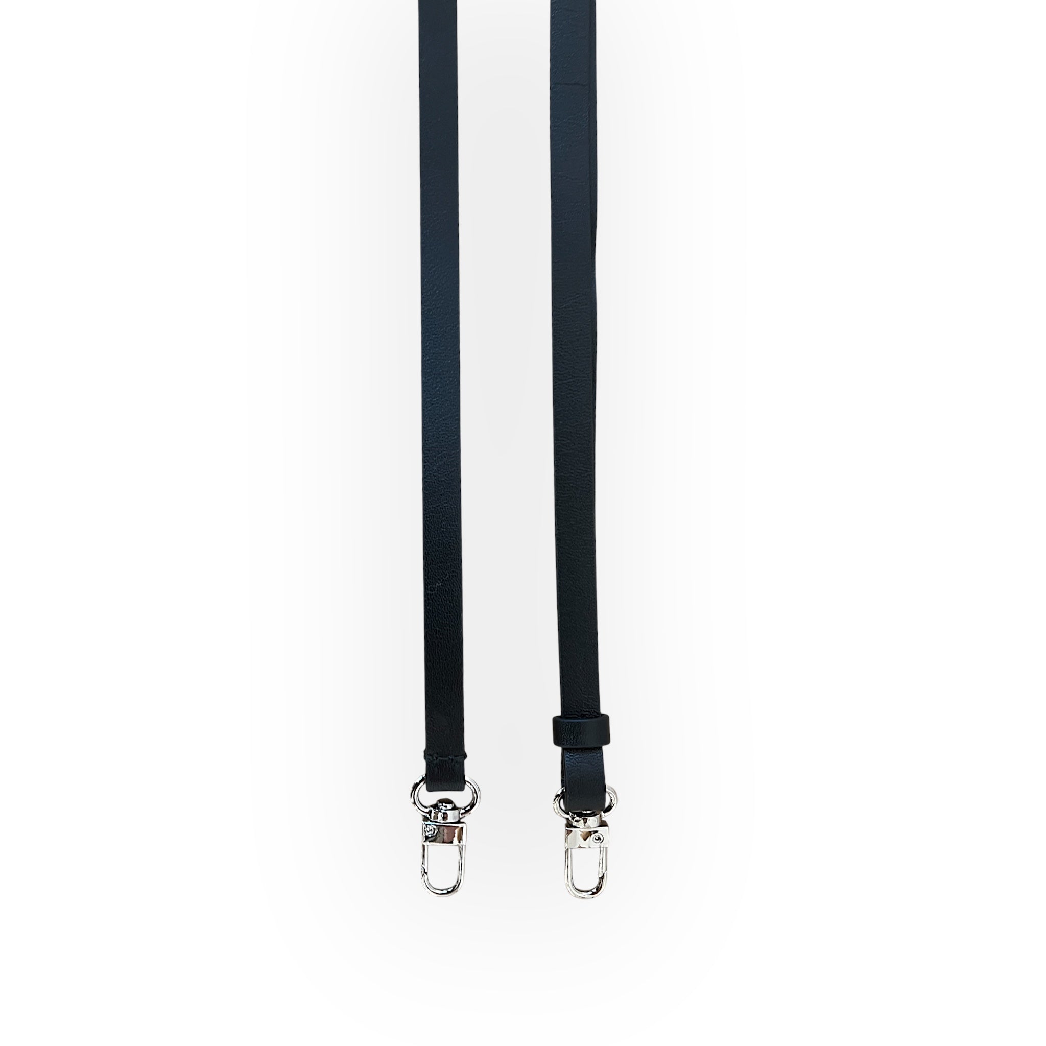 shoulder strap fine ajustable - Black with silver trim