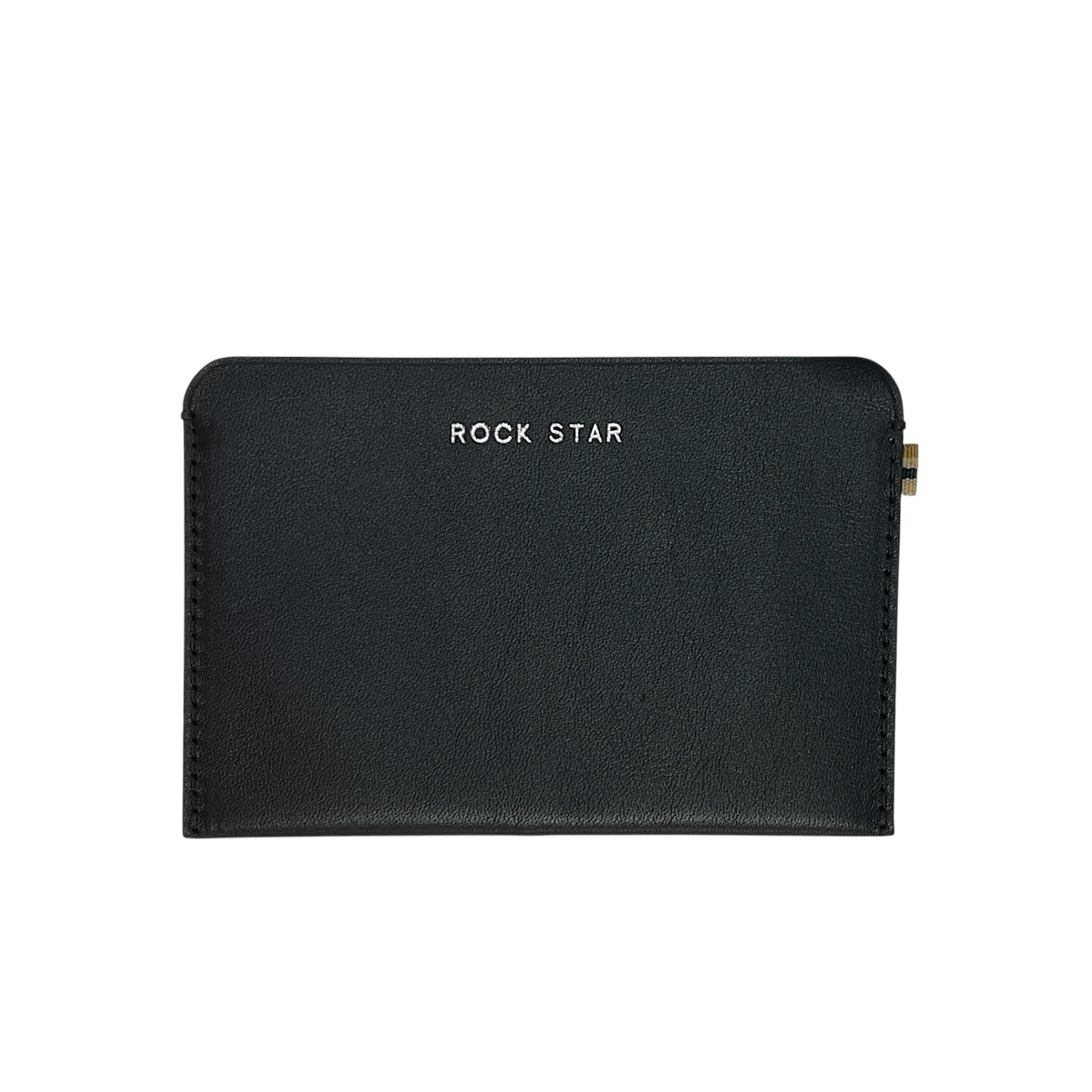 RFID wallet - Travel - Black -message ROCK STAR