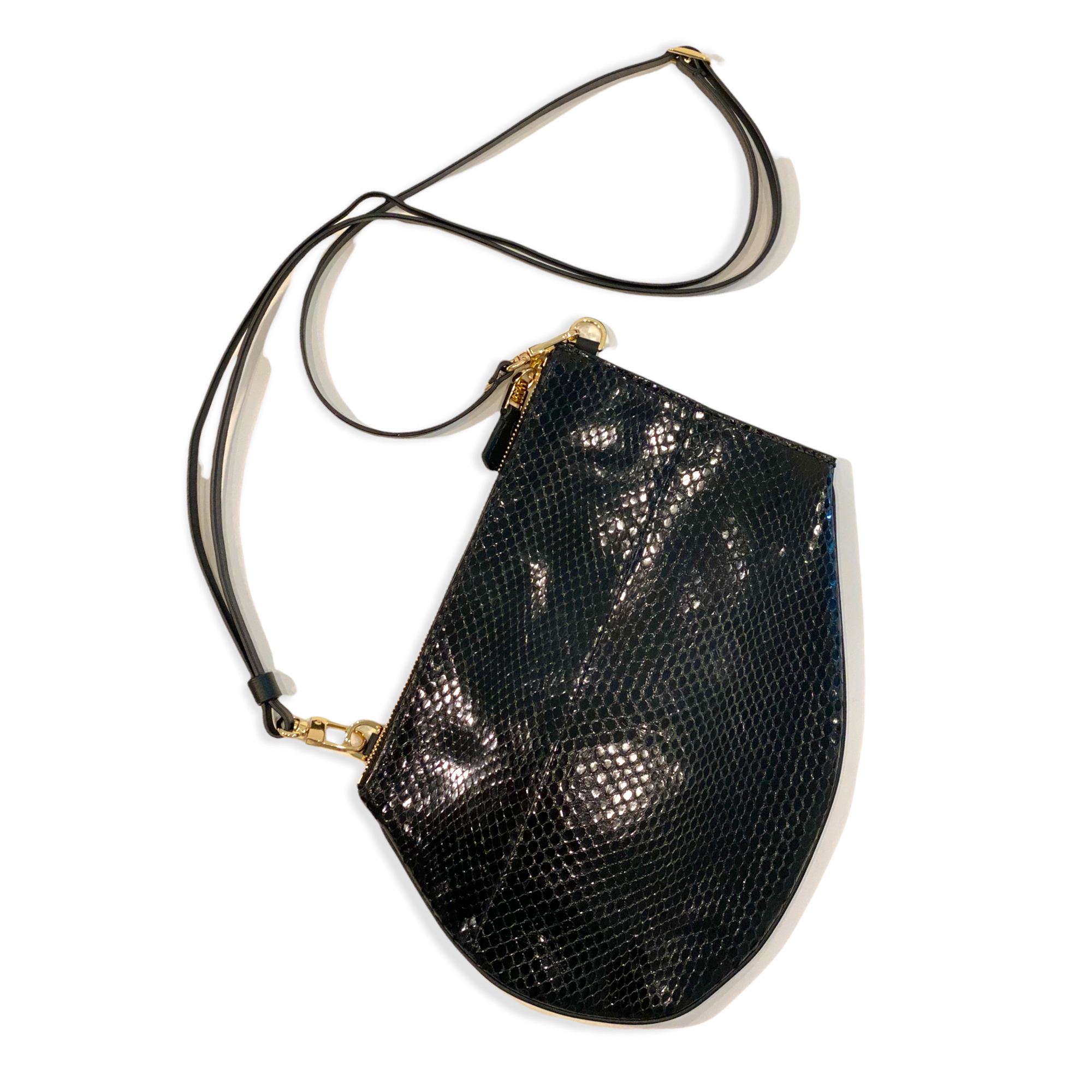 Zip maxi -Black snake -gold-front.png