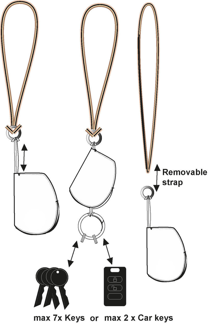 Porte-clés - Ébène