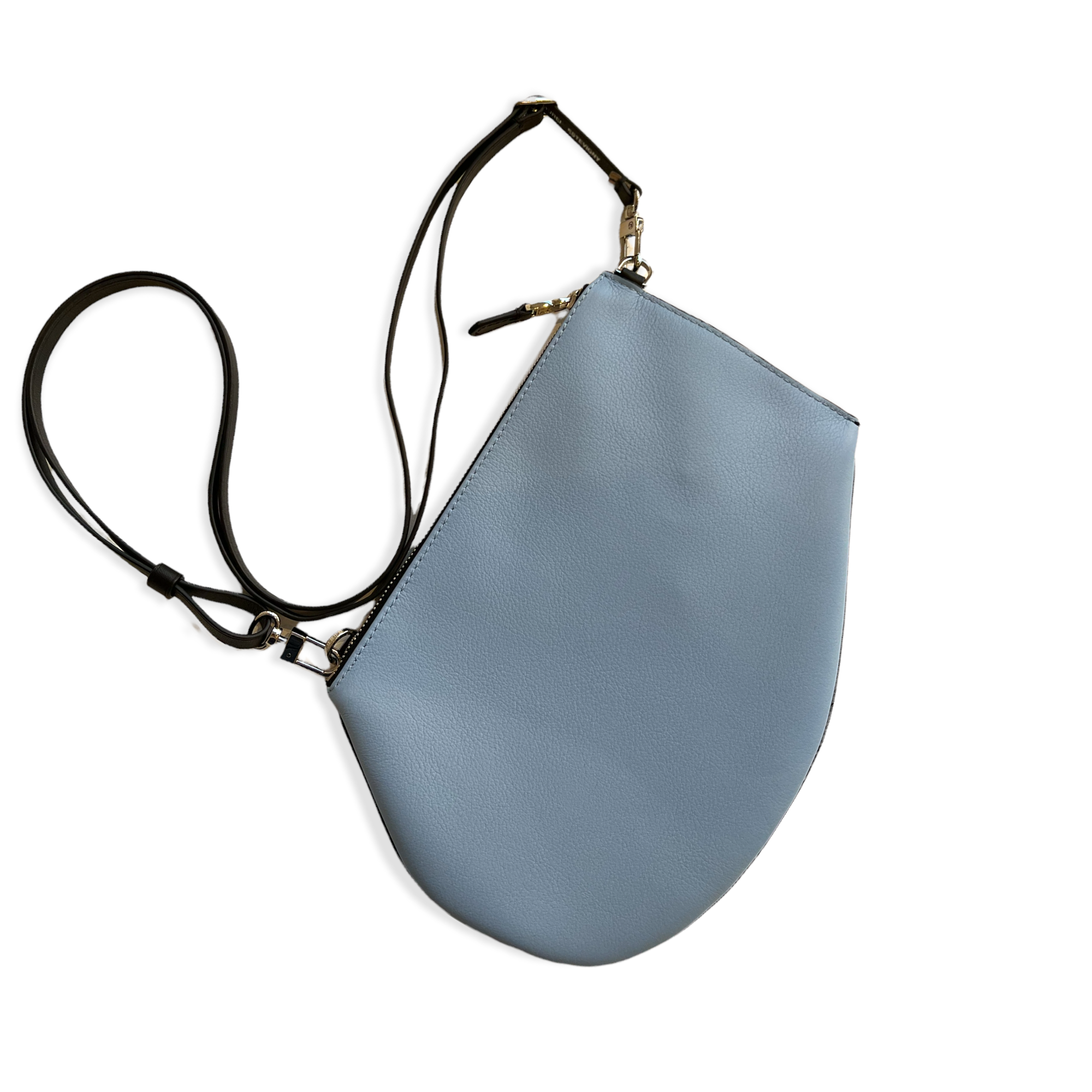 Pochette bandoulière - Zip medium - Bleu ciel