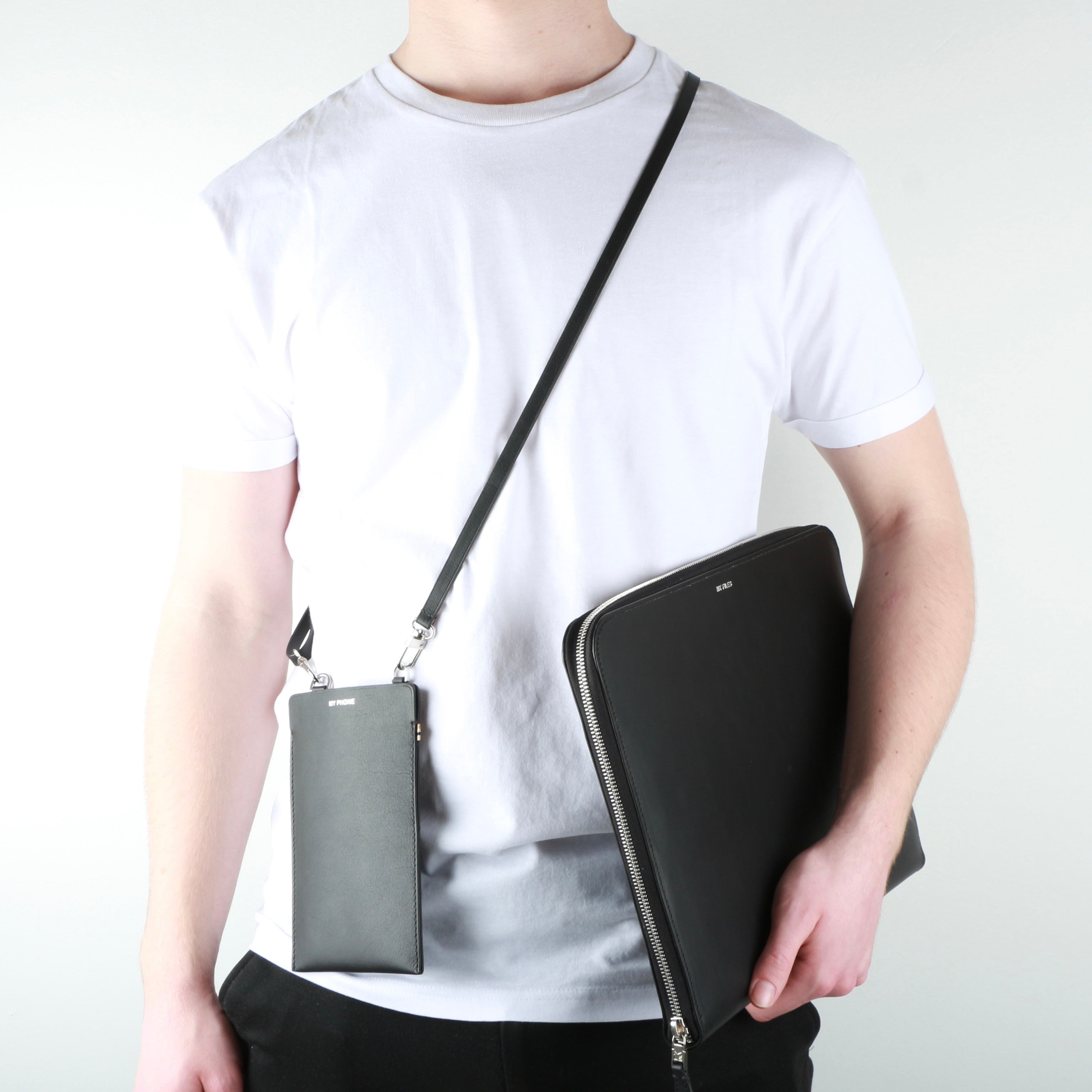 Pochette document à fermeture éclair - Zip document - Noir