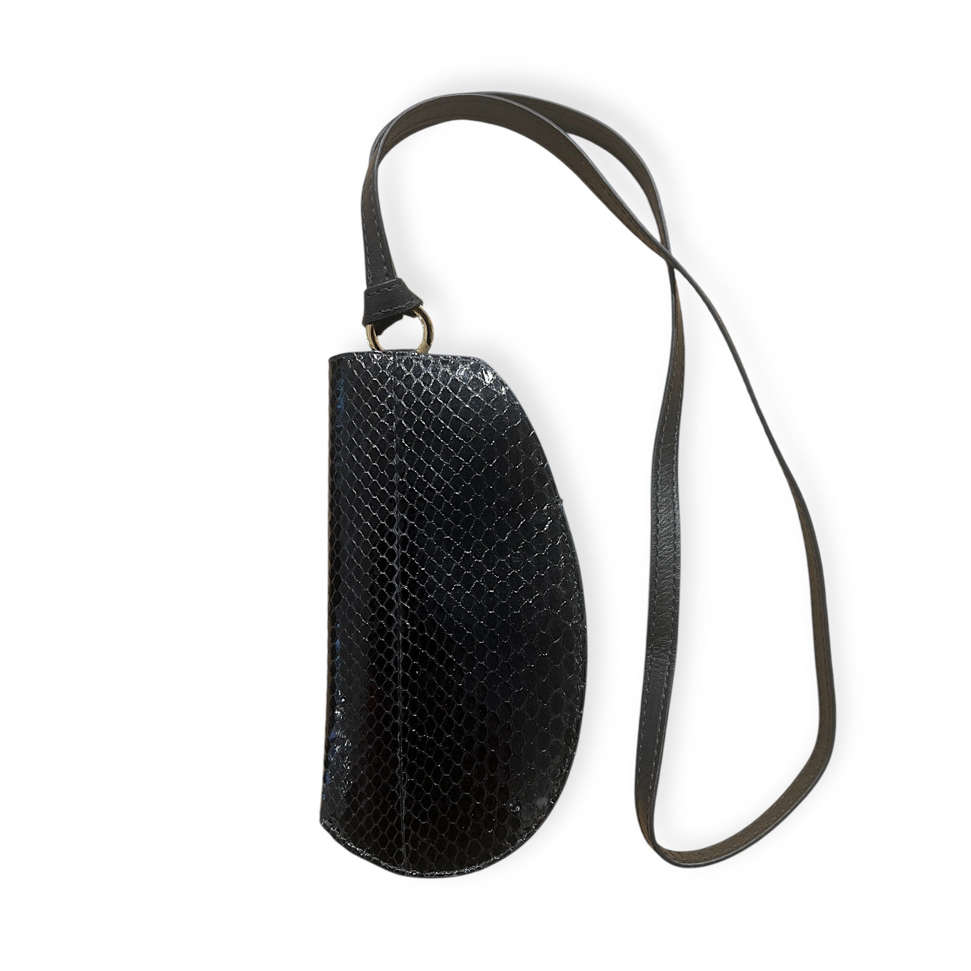 marielaurencestevigny-Gold edtion -black  snake and leather -Glasses front (1).JPEG