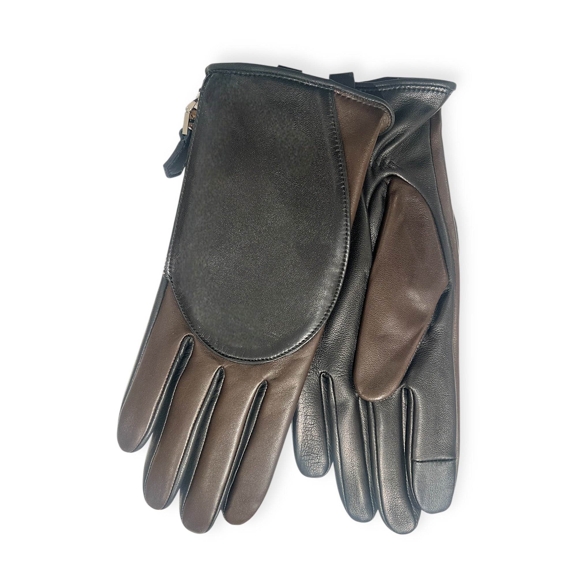 MARIELAURENCESTEVIGNY-skin classic edition-gloves-pocket gloves-ebony  black frontside and