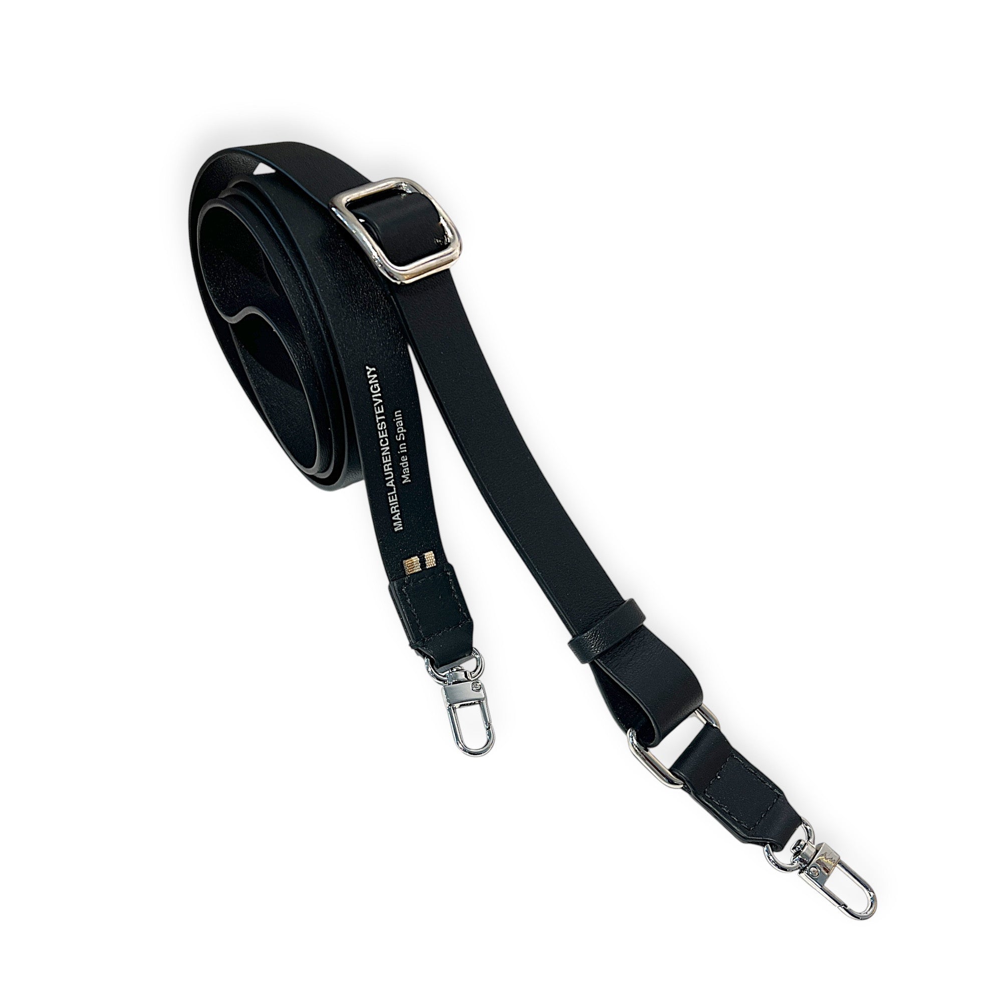 MARIELAURENCESTÉVIGNY_.Adjustable large strap silver hardware.JPEG