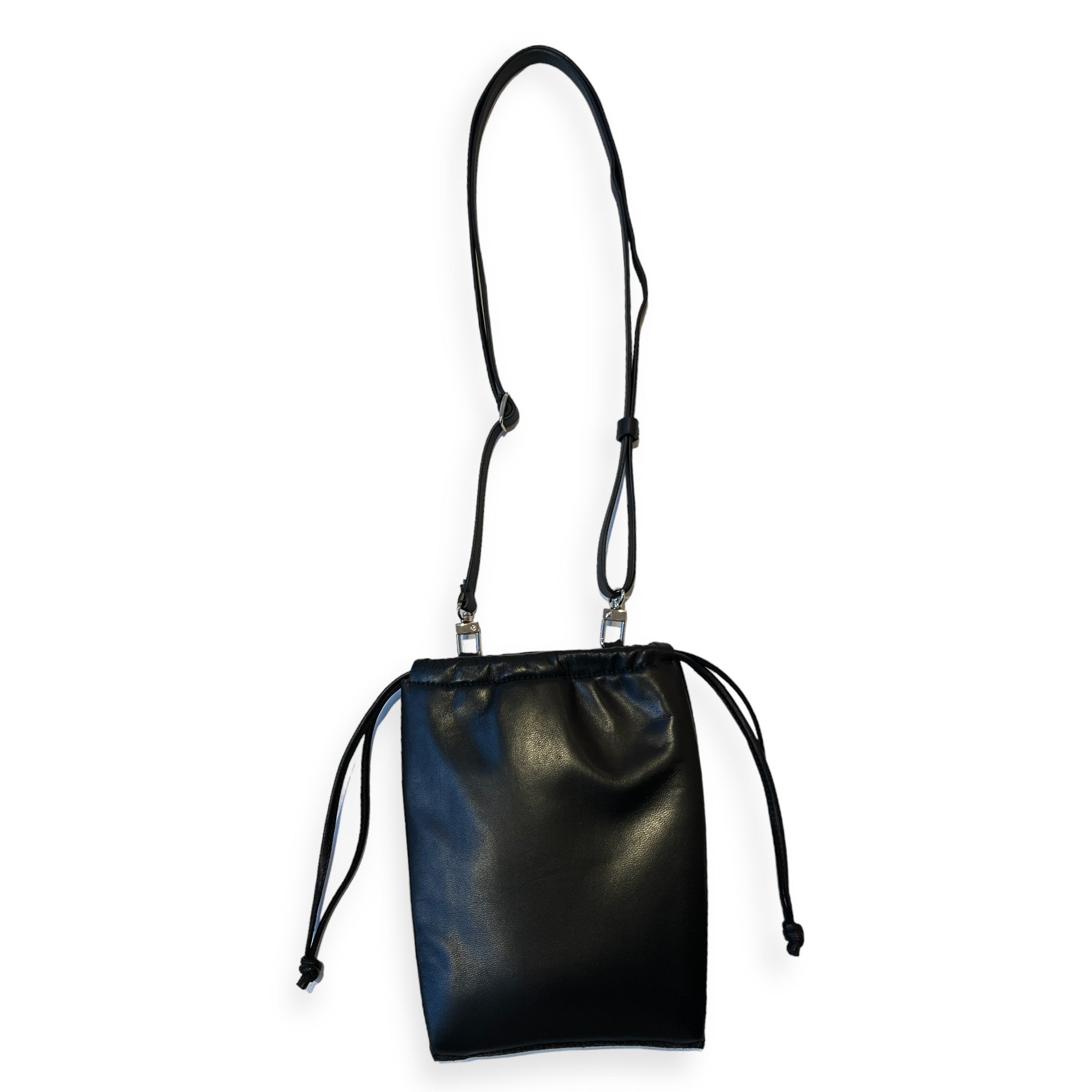 Pochette à lien de serrage - String micro - Noir