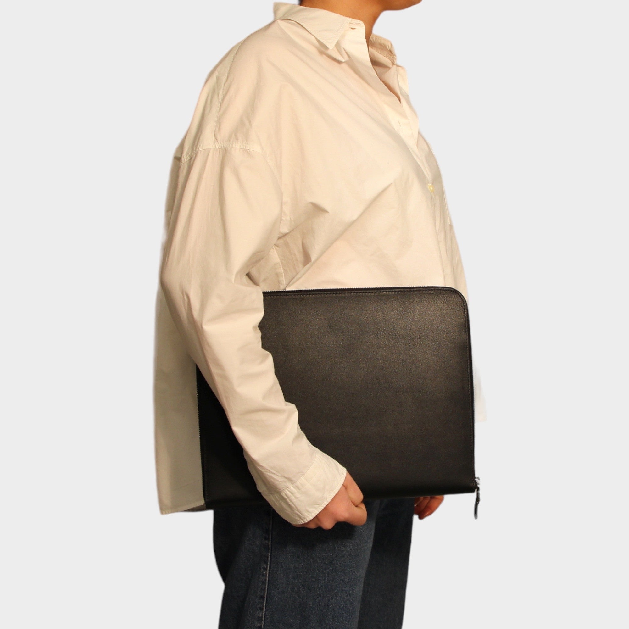 Pochette document à fermeture éclair - Zip document - Noir