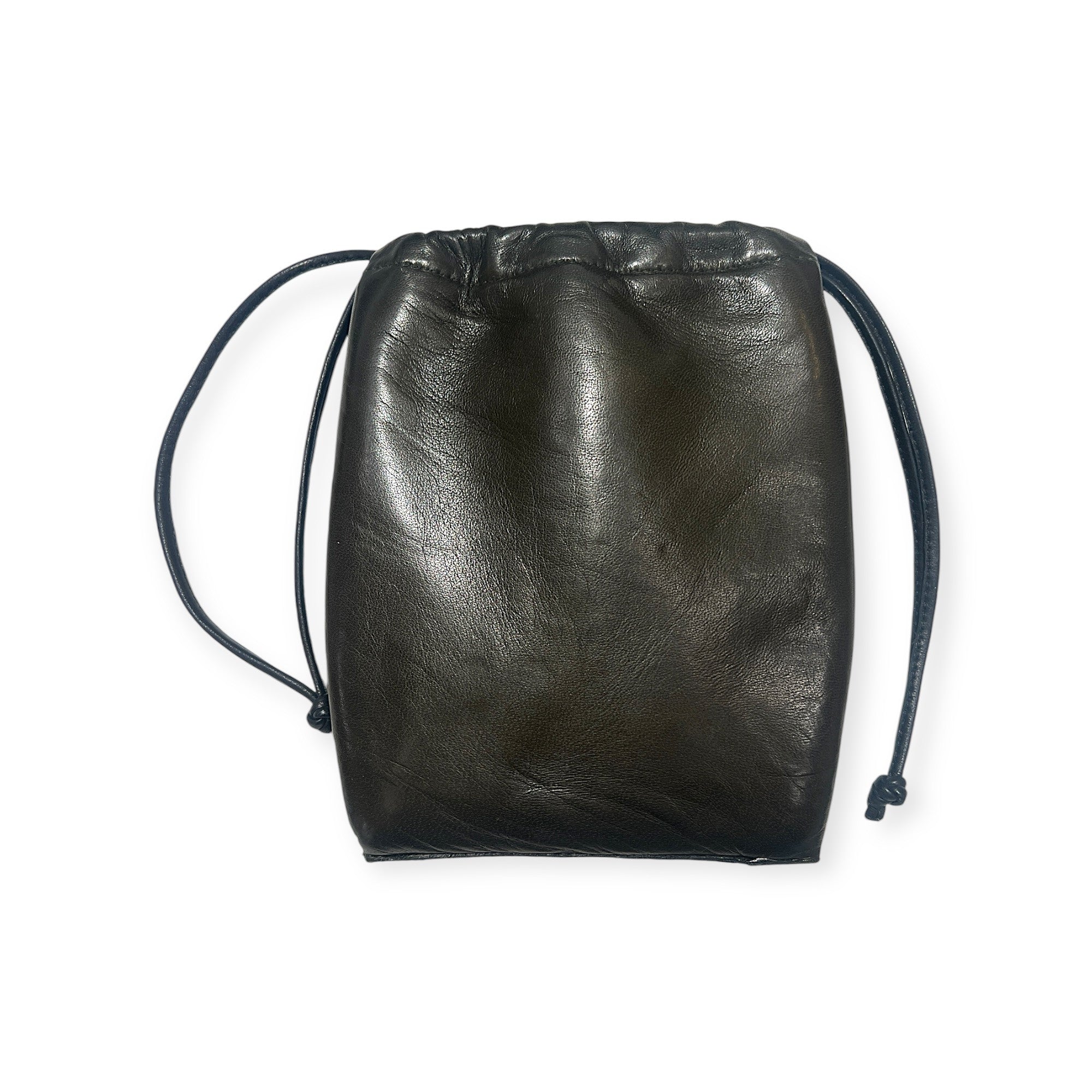 Pochette à lien de serrage - String micro - Kaki et noir