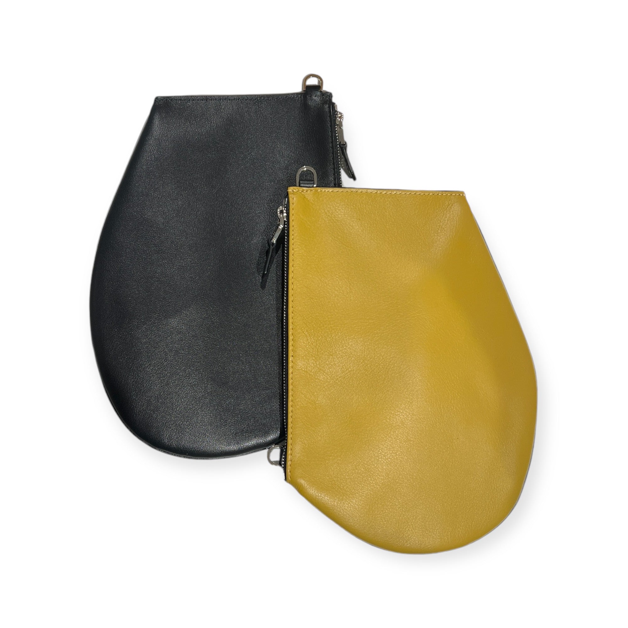 marielaurencestevigny- Zip maxi curly shearling tan  cross body bag - colored edition  - o