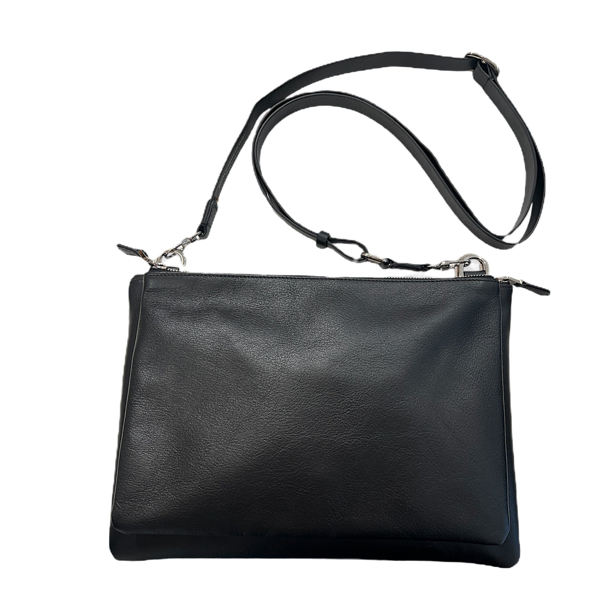 MARIELAURENCESTEVIGNY_DUO Pocket mixte et XL   Black black - flat view with strap- double poche _edited.jpg