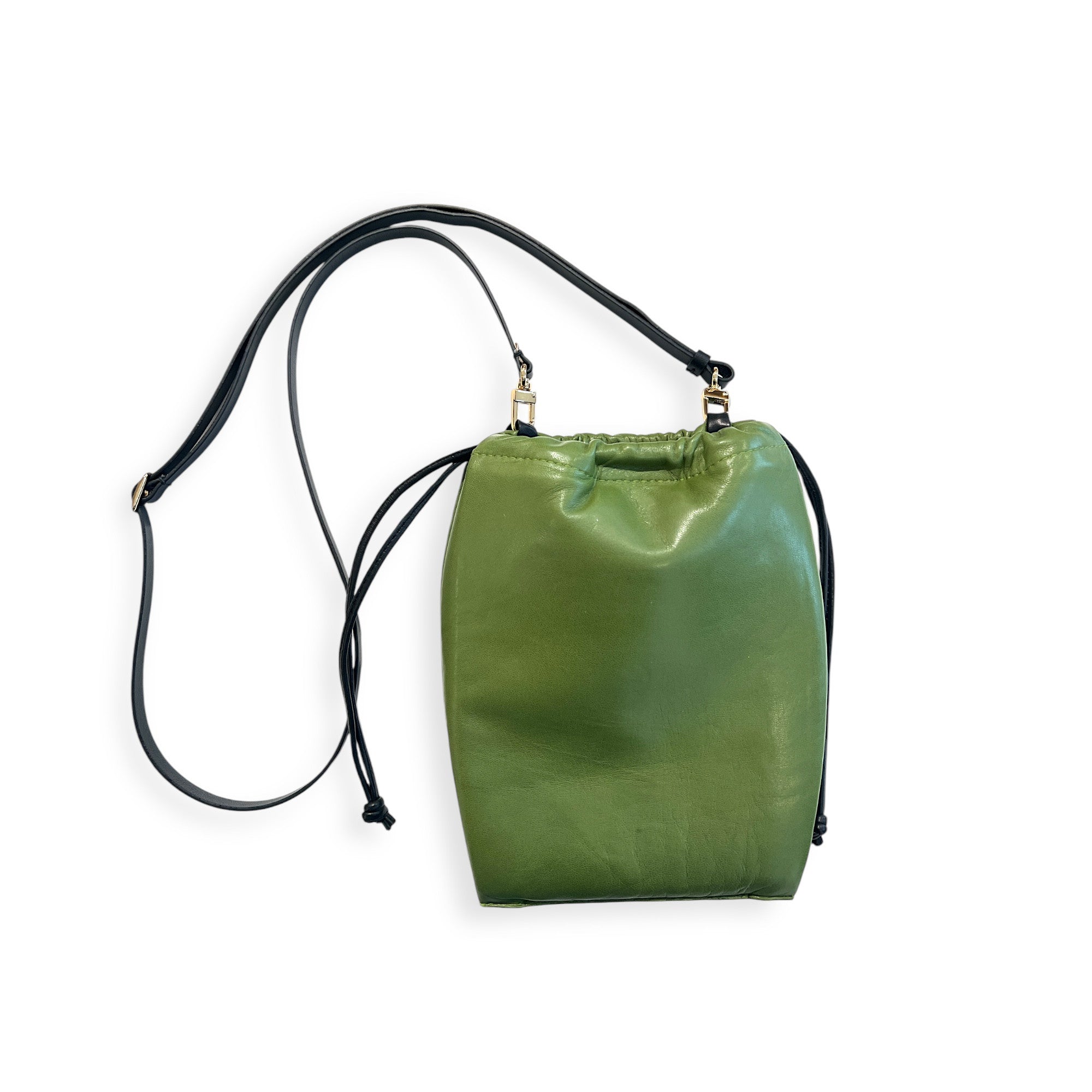 MARIELAURENCESTEVIGNY__String pouches micro-green grass -color edtion -packshoot - front w