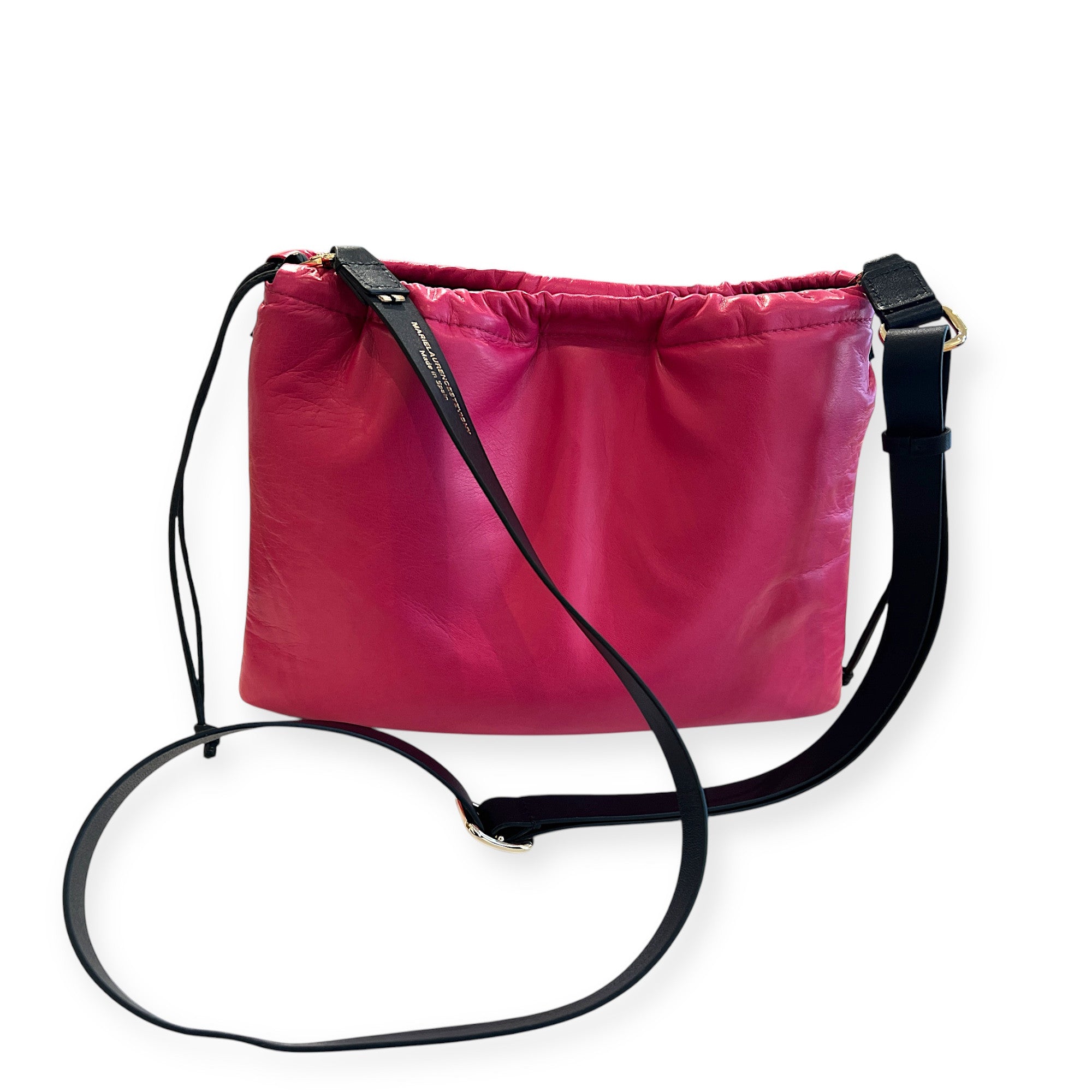 MARIELAURENCESTEVIGNY__String pouches maxi-pink-color edtion -packshoot -front with large 