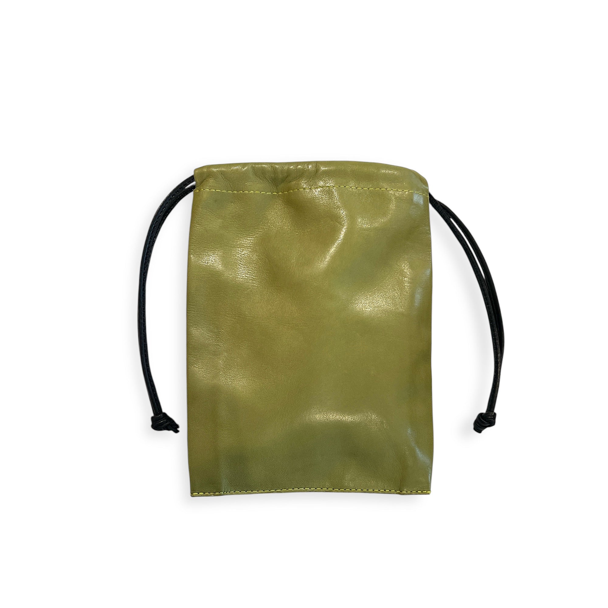 MARIELAURENCESTEVIGNY_String nano pouch  for Phone bag -pale Khaki -front.JPEG