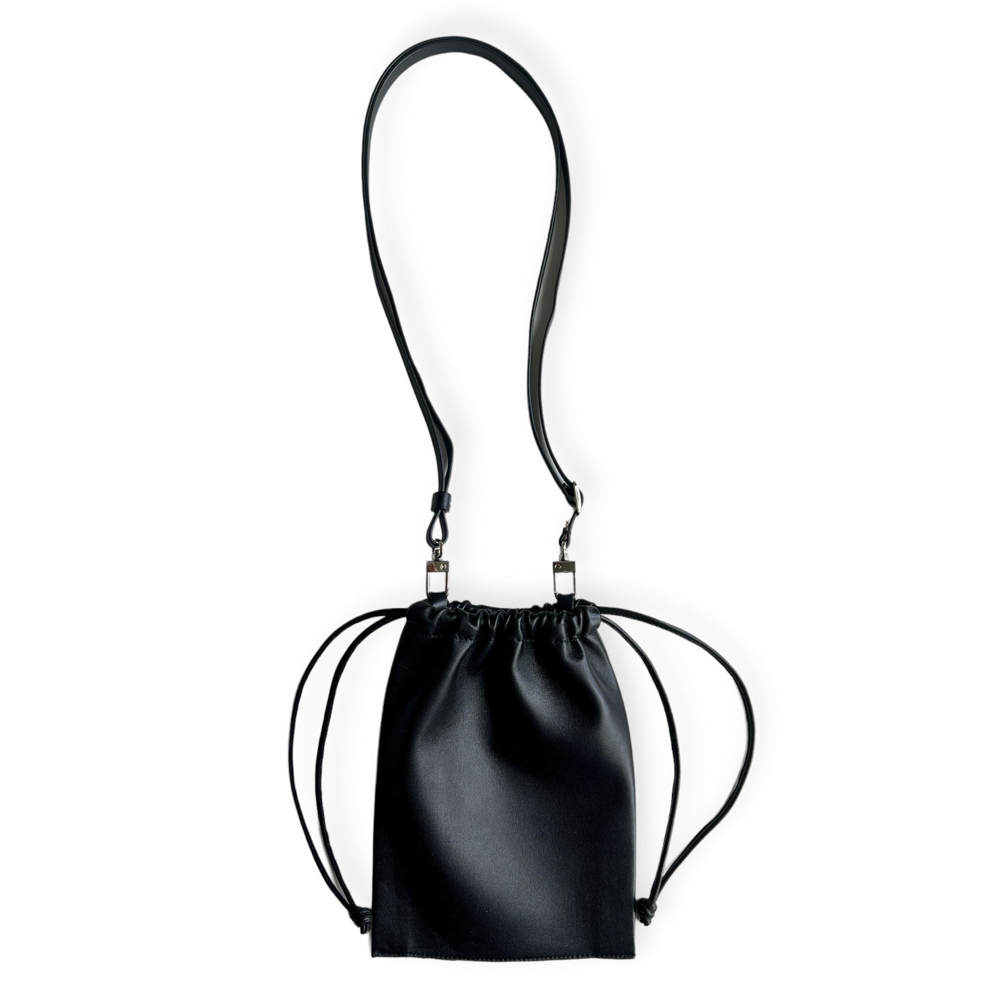 Pochette à lien de serrage - String nano - Noir