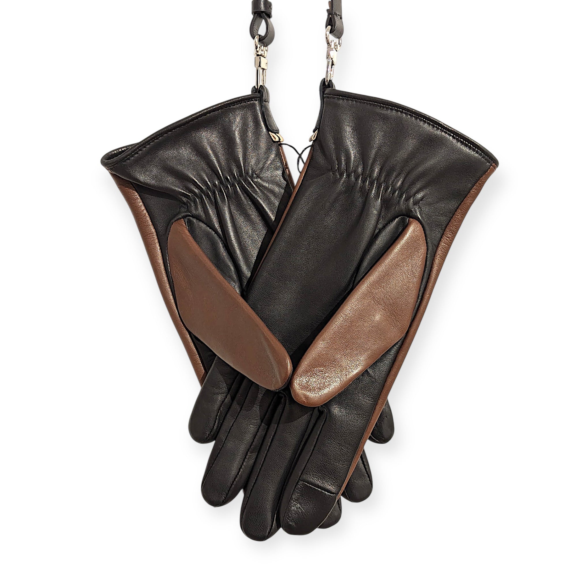 MARIELAURENCESTEVIGNY-skin classic edition-gloves-Simple gloves-tan _black palm side.JPG